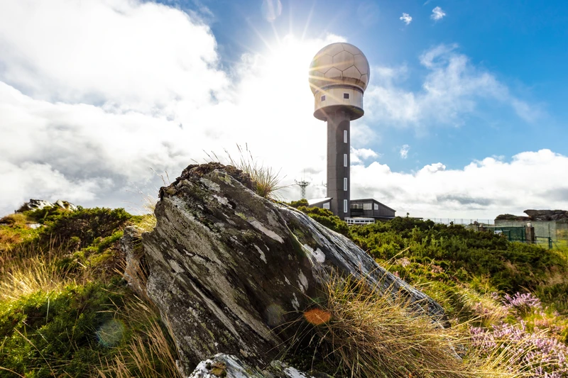 El radar de As Pontes, en Coruña.